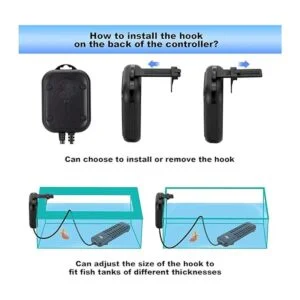 AQQA Calentador sumergible para acuario 100 W200 W300_6