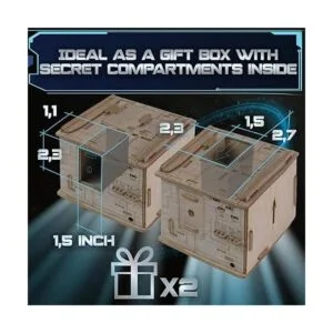 ESC WELT Caja espacial caja de rompecabezas de madera de_3