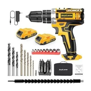 JayLene Juego de brocas inalámbricas de 21 V taladro_6