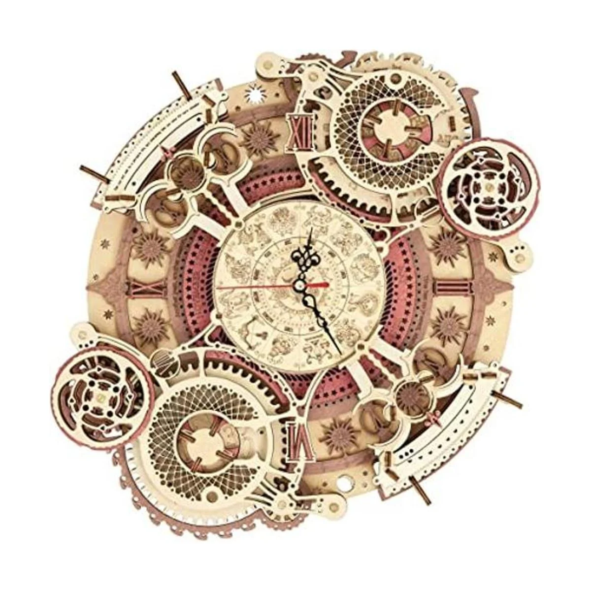 ROKR Reloj de rompecabezas de madera 3D modelo de 12_1
