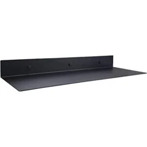 EADOT Estante flotante de metal negro mate 24 x 8_1