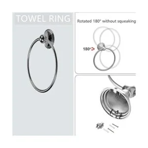 Toalleros para baño kit de accesorios de baño juego de 8_7