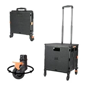 Carrito plegable portátil plegable con mango telescópico_1