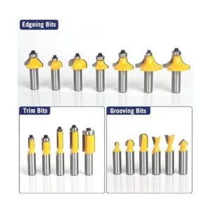 MNA Juego de 35 brocas para router de 12 pulgadas 35_2