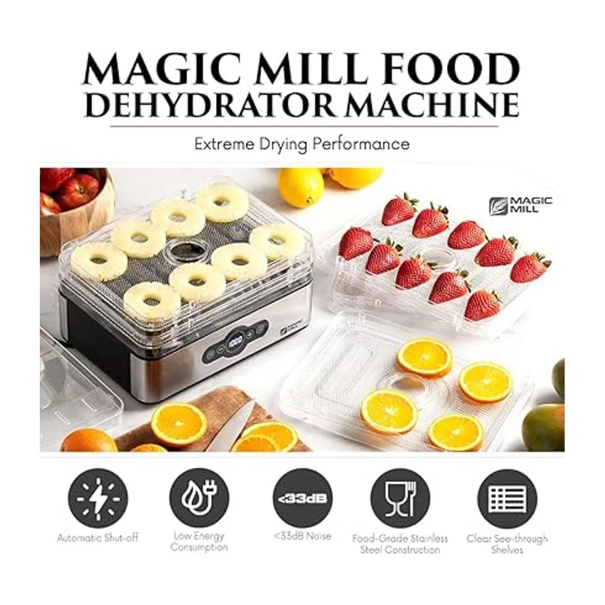 Magic Mill Máquina deshidratadora de alimentos 5_5