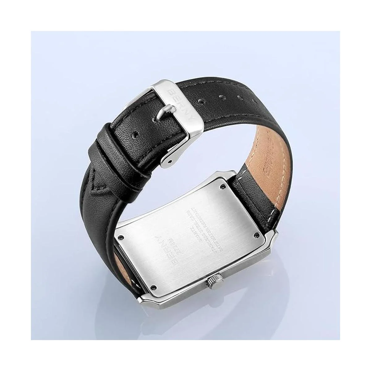 Berny Relojes de cuarzo casuales para hombre caja de_4