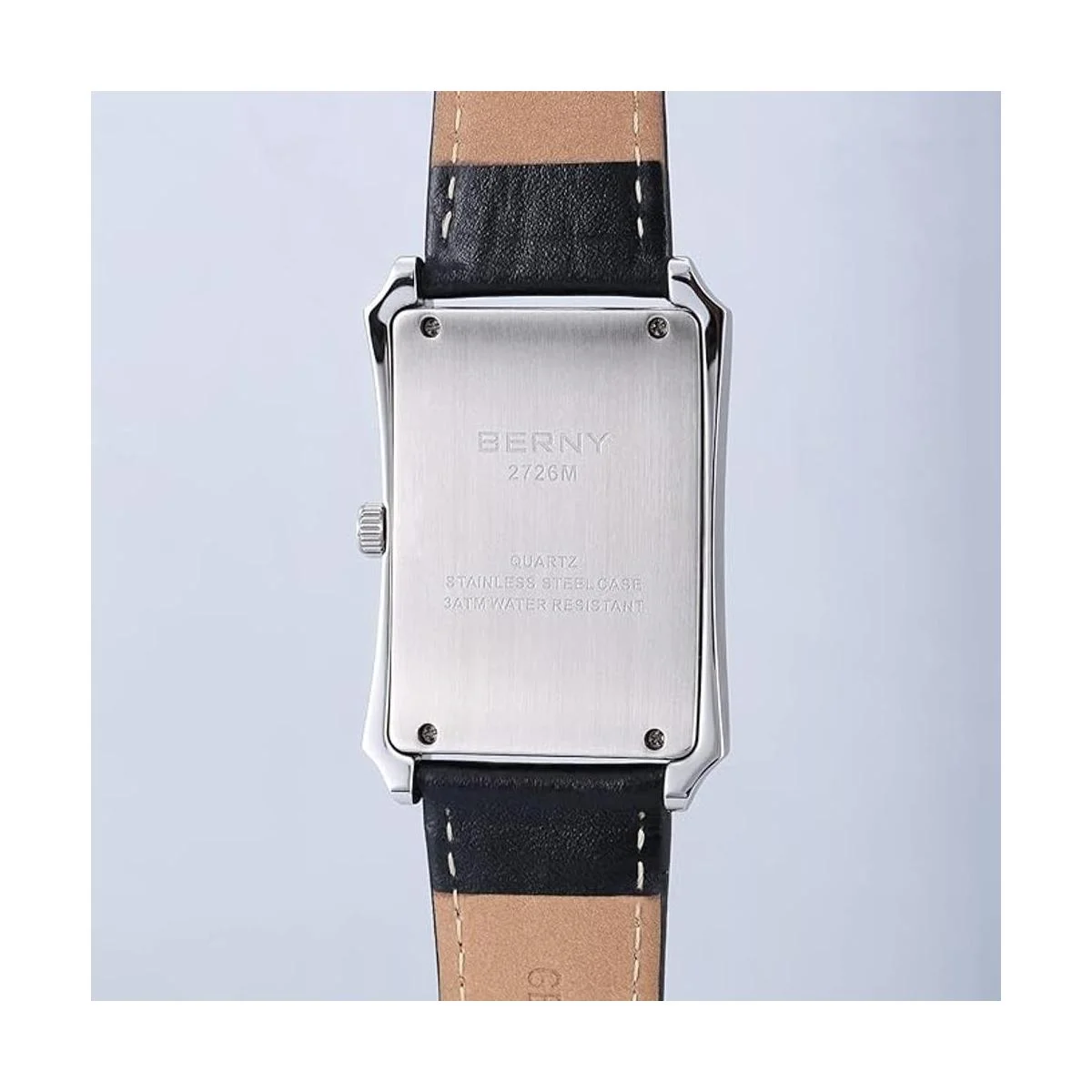 Berny Relojes de cuarzo casuales para hombre caja de_3