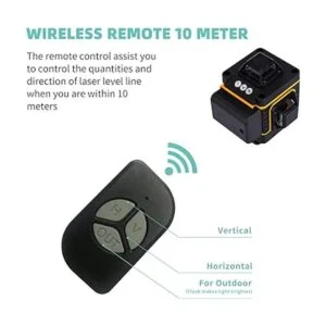 16 líneas 4D nivel láser autonivelante 4x360 línea cruzada_5