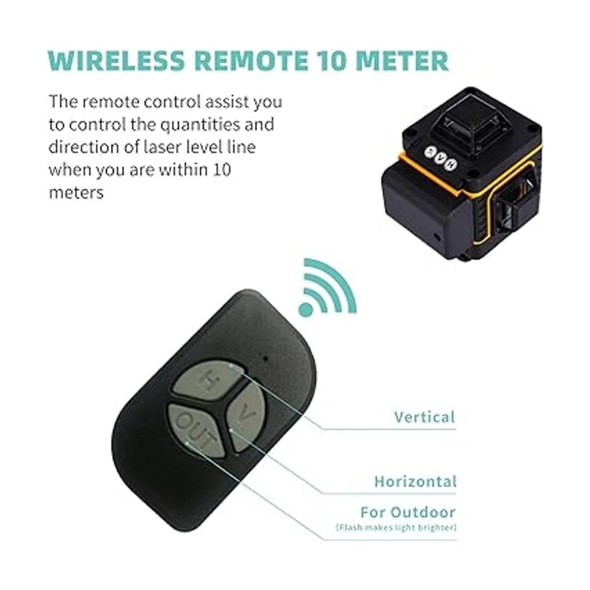 16 líneas 4D nivel láser autonivelante 4x360 línea cruzada_5