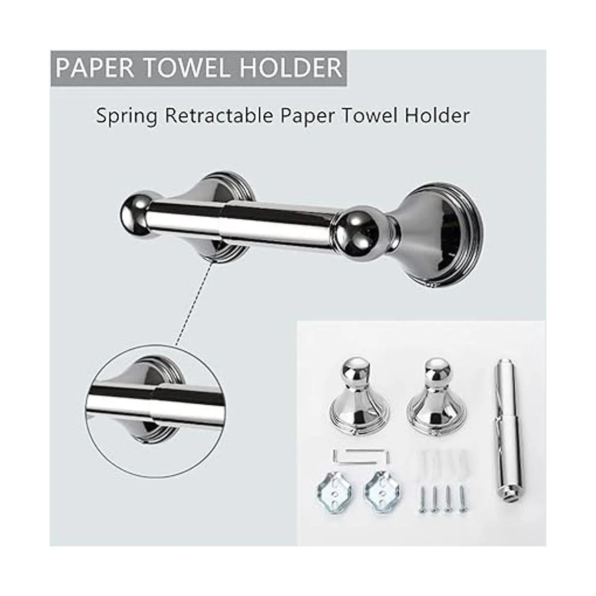 Toalleros para baño kit de accesorios de baño juego de 8_4