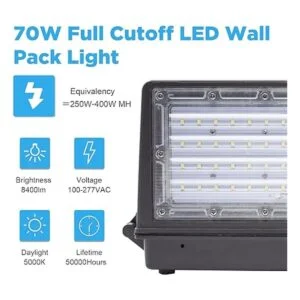 Paquete de pared de corte completo LED 70 W 600 W Eqv._2