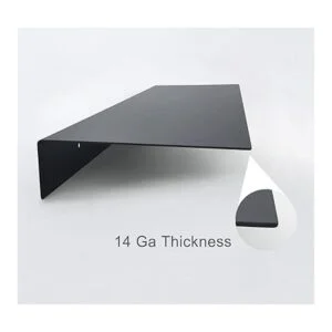 EADOT Estante flotante de metal negro mate 24 x 8_2