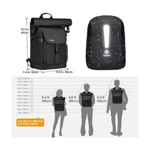 TARION Mochila de cámara con funda extraíble de 16_5