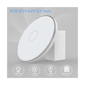 Airand Lámpara de techo LED de 15 pulgadas lámpara de_3