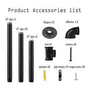 Soporte industrial para estante de tubería de hierro para_3