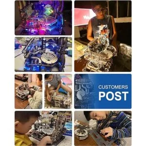 RoWood Rompecabezas de madera 3D Marble Run para adultos_3