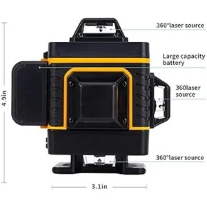 16 líneas 4D nivel láser autonivelante 4x360 línea cruzada_3