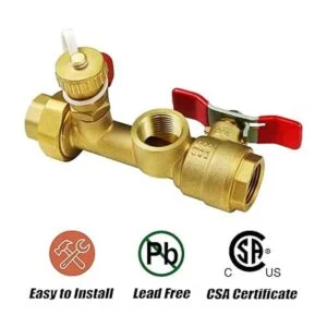 Kit de válvula de servicio de calentador de agua sin_2