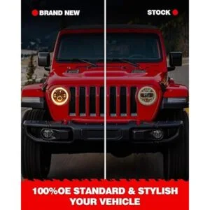 Linterna LED redonda de 7.0 in compatible con Wrangler JK_6