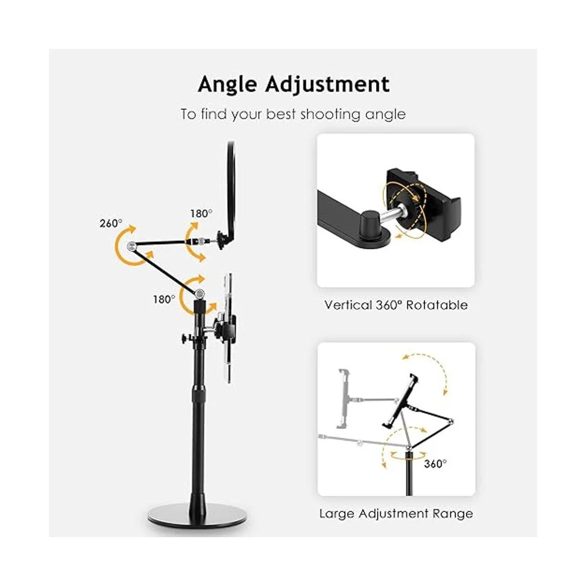 SupeDesk Soporte para tableta de teléfono con anillo_5