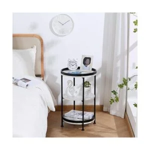 Dulcii Mesa auxiliar redonda industrial mesa auxiliar_6