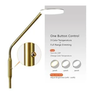 OBright Moon Lámpara de pie LED regulable temperatura_3