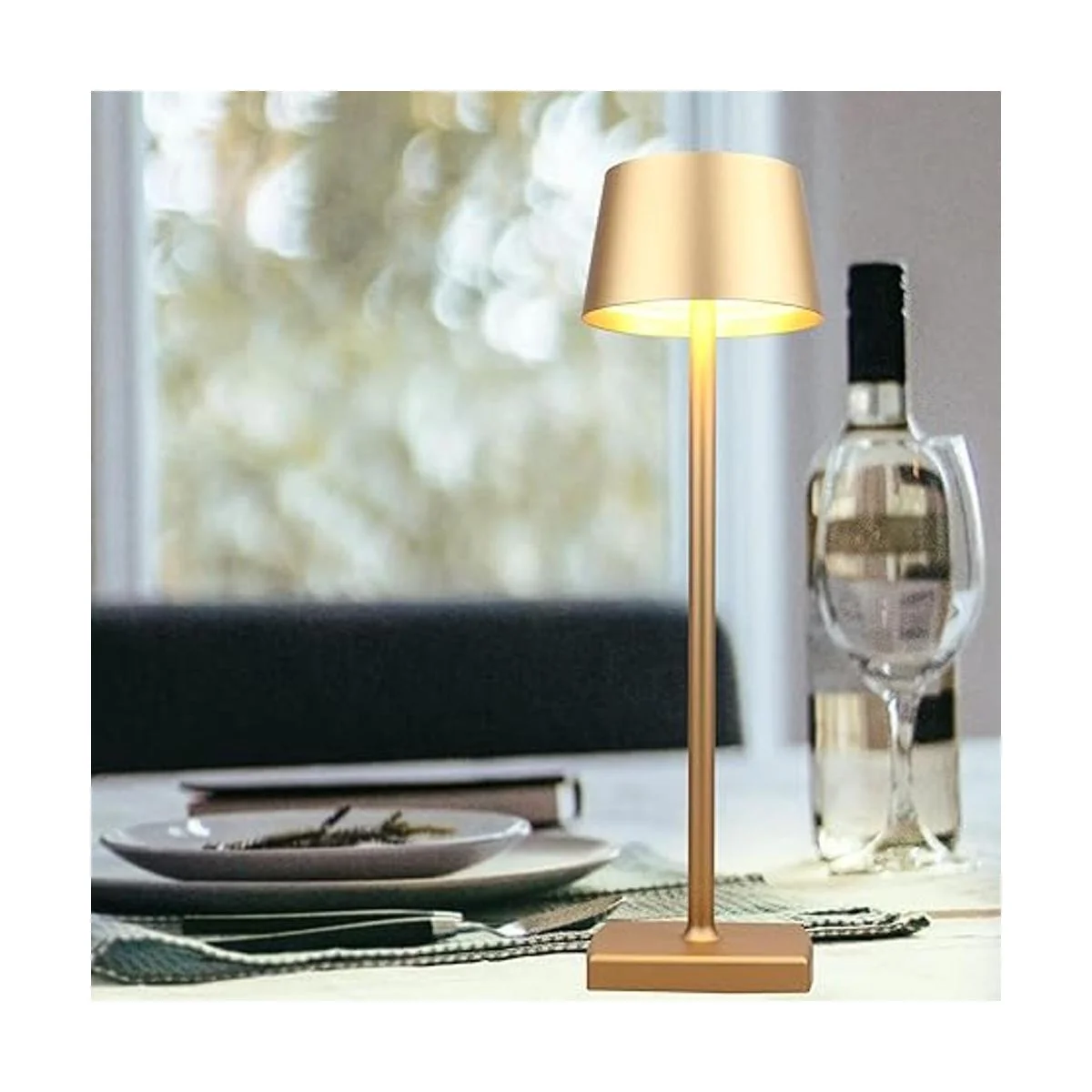 amhshkou Lámparas de mesa recargables LED inalámbricas_2