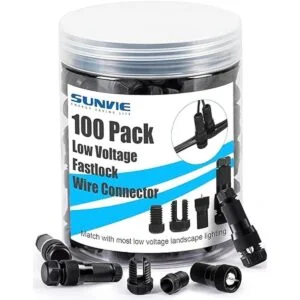 SUNVIE Paquete de 100 conectores de alambre de iluminación_1