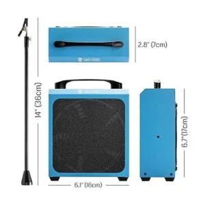 SainSmart Extractor de humo de soldadura con brazos de_4