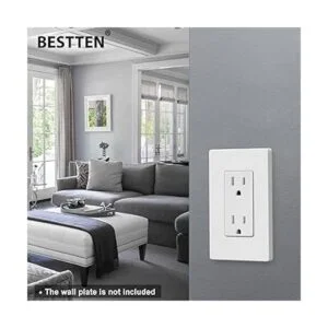 BESTTEN Enchufe eléctrico de pared para decoración de 15_3