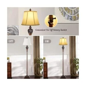 Lámpara de pie vintage para sala de estar lámpara_3