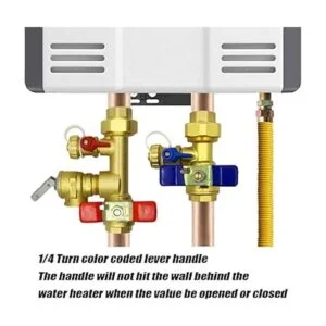Kit de válvula de servicio de calentador de agua sin_7