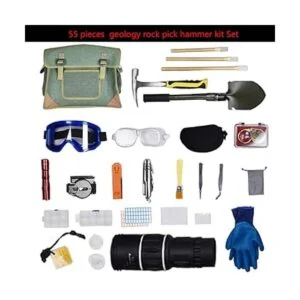 Juego de 55 martillos de geología para persecución_2