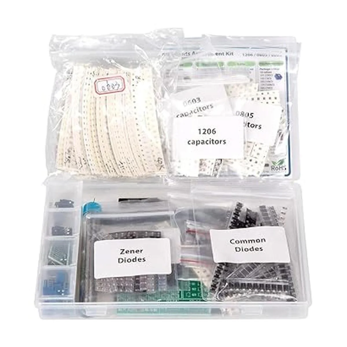 2900 piezas SMD 1206 0805 0603 Surtido de componentes_3