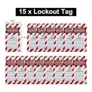 Kit de etiquetado de bloqueo eléctrico Loto Bloqueo de_5