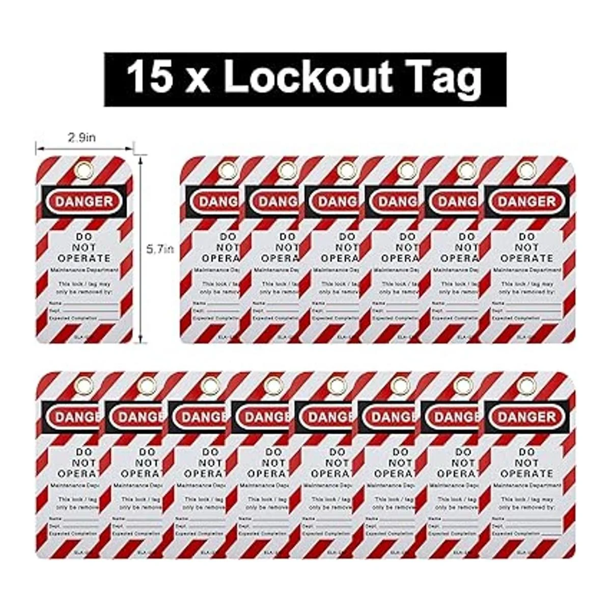 Kit de etiquetado de bloqueo eléctrico Loto Bloqueo de_5