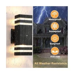 DASTOR Luces de pared para exteriores del atardecer al_3