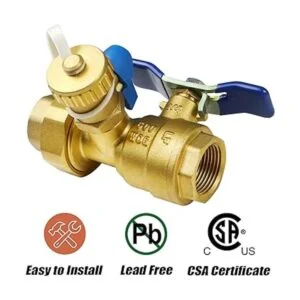 Kit de válvula de servicio de calentador de agua sin_3