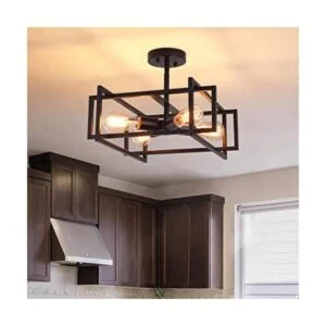 Febeleven Lámpara de techo de metal semiempotrada lámpara_1