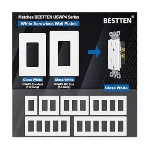 BESTTEN Enchufe eléctrico de pared para decoración de 15_4