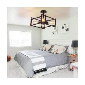 Febeleven Lámpara de techo de metal semiempotrada lámpara_5