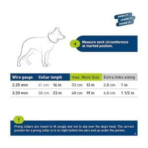 Herm Sprenger Collar de perro de acero inoxidable con_5