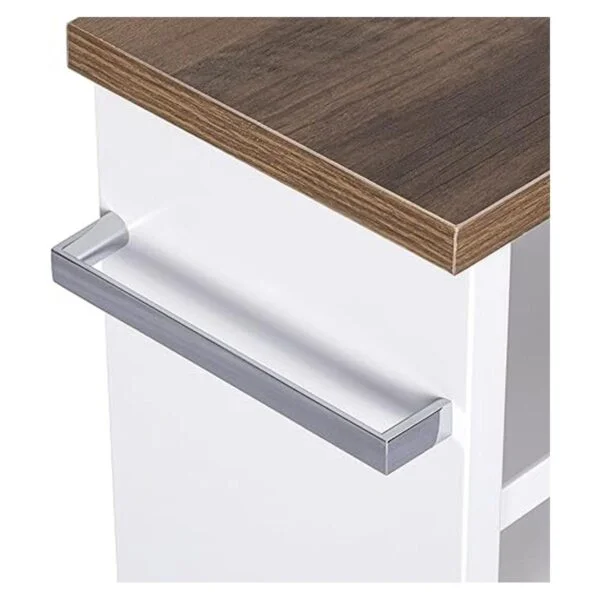 UTEX Carrito de almacenamiento delgado de cocina de 4_4