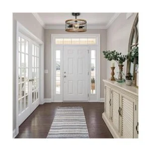 Lámpara de techo semiempotrada de 2 luces lámpara de_3