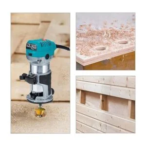 Enrutador compacto con recortadorabase fija enrutador de_5