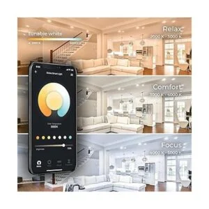 Globe Electric 50284 WiFi Smart 4 Slim bafle LED_4