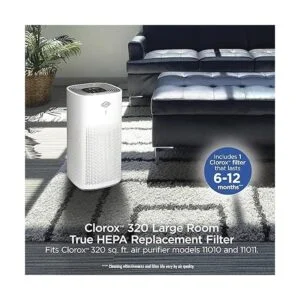 Clorox Purificador de aire para habitación grande filtro_4