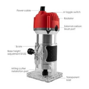 Herramienta de enrutador de madera compacta de 110 V_3