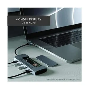 Satechi Adaptador multipuerto híbrido USBC compatible con_3