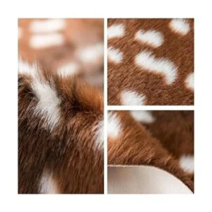 Alfombra de piel de vaca sintética para el hogar sala de_6